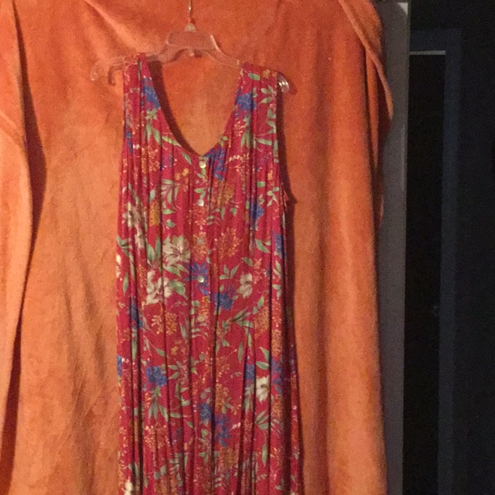 BFA CLASSICS 2X Floral Rayon Dress gently used